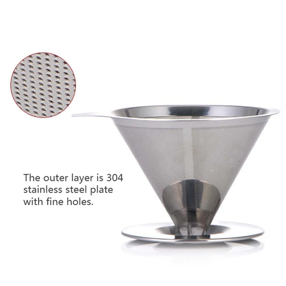 1 шт. капельный портативный ручной многоразовый Кемпинг кофе фильтр инструменты