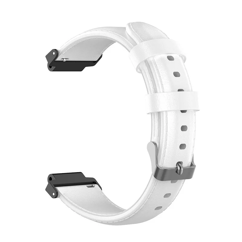 Натуральная кожа Ремешки для часов Garmin Forerunner 220 230 235 620 735 735XT S20 S5 S6 Смарт ремешок для часов спортивный кожаный ремень