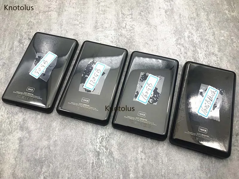 Черный металлический чехол для задней крышки корпуса ipod 6-го 7-го классического 80