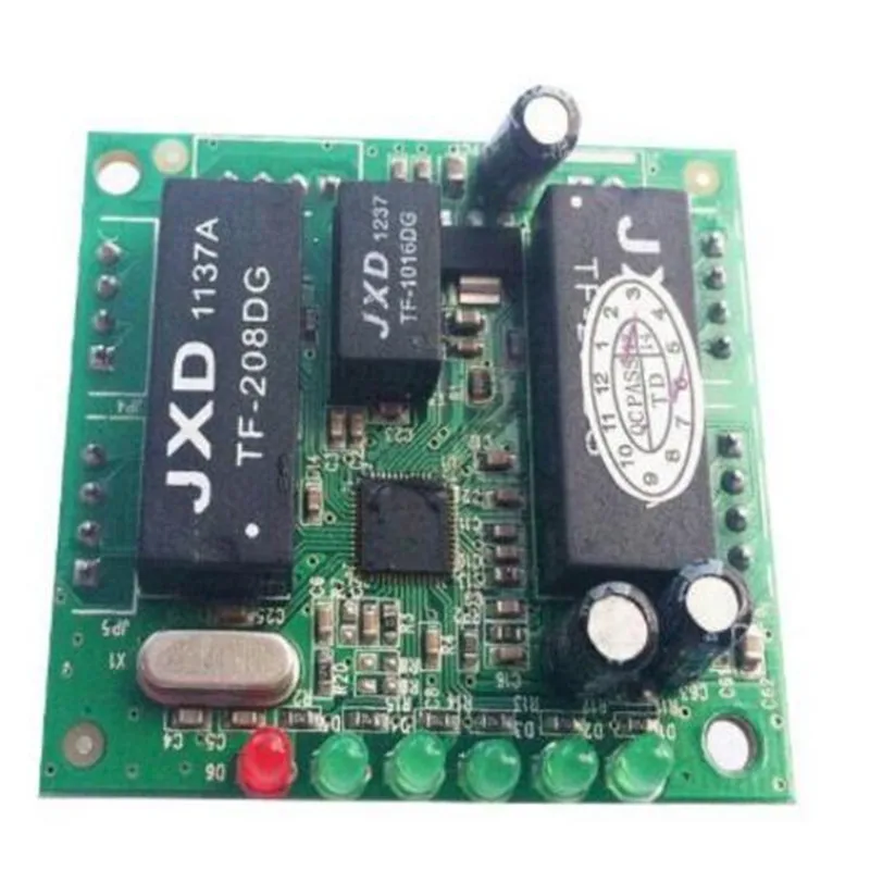 Коммутатор Ethernet 5 портов PBC PCBA мини дизайн коммутатор ethernet печатная плата для