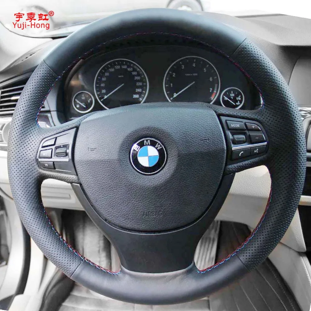 Чехол Yuji-Hong искусственная кожа для BMW F10 523i 525i 730i 740i 750i прошитый вручную чехол |