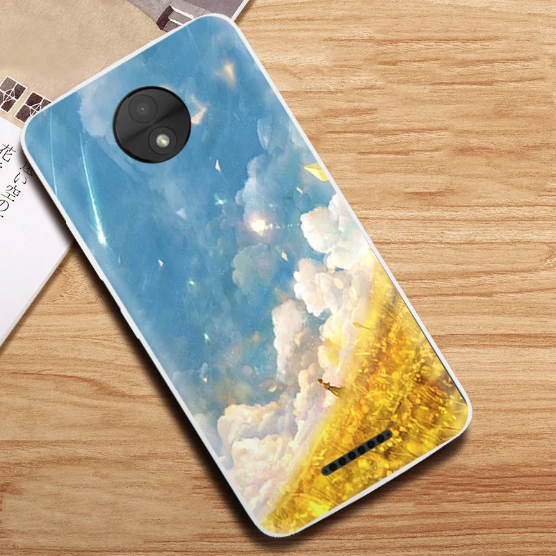 Для Motorola C плюс XT1724 XT1723 стакан чехол 5 0 дюймов Тонкий мягкий силиконовый защиты