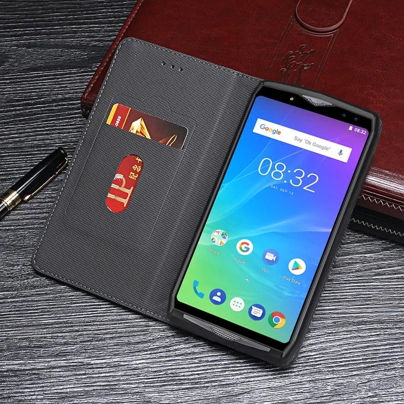 Винтажный кожаный чехол для Ulefone power 5, чехол 6,0 дюймов, Магнитный Флип, ПУ Ретро Чехол для Ulefone power 5S, чехол с отделением для карт