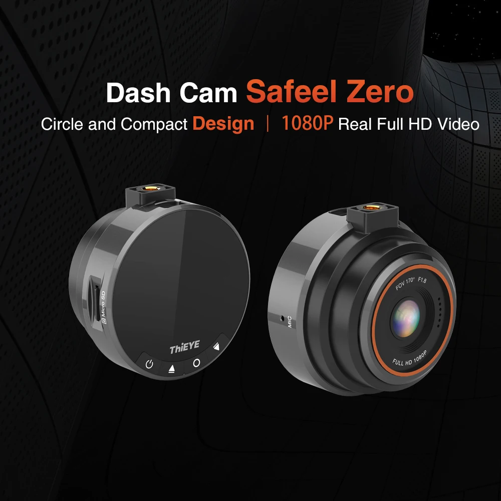 Thiee Safeel FHD 1080P Dash Cam Автомобильный видеорегистратор камера рекордер 1," экран 170 ° Широкий угол g-сенсор циклическая запись WDR с функцией ночного видения