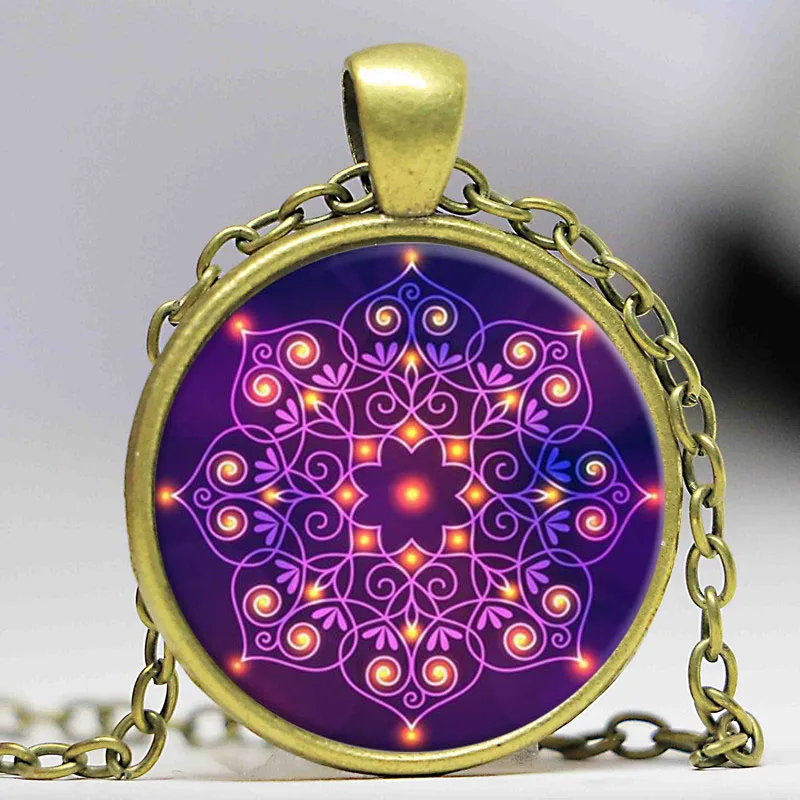 Ожерелья из хны ручной работы для йоги ювелирные изделия Индии ожерелье с