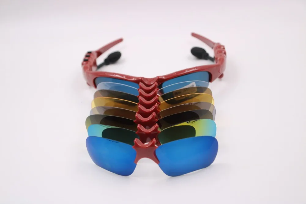 Спортивные bluetooth-наушники Беспроводные спортивные стерео солнцезащитные очки