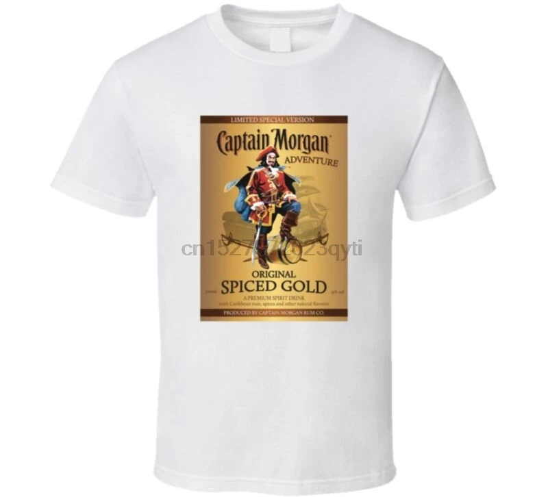 Футболка с надписью Captain Morgan Special Edition Spice Rum | Мужская одежда
