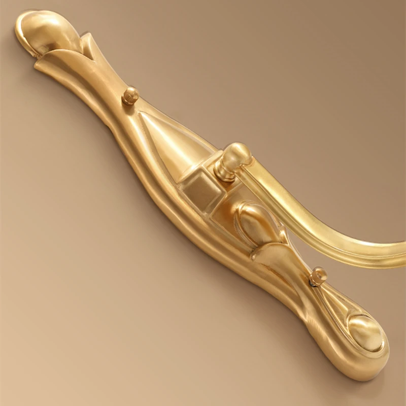 Американский медный тканевый настенный светодиодный светильник для коридора