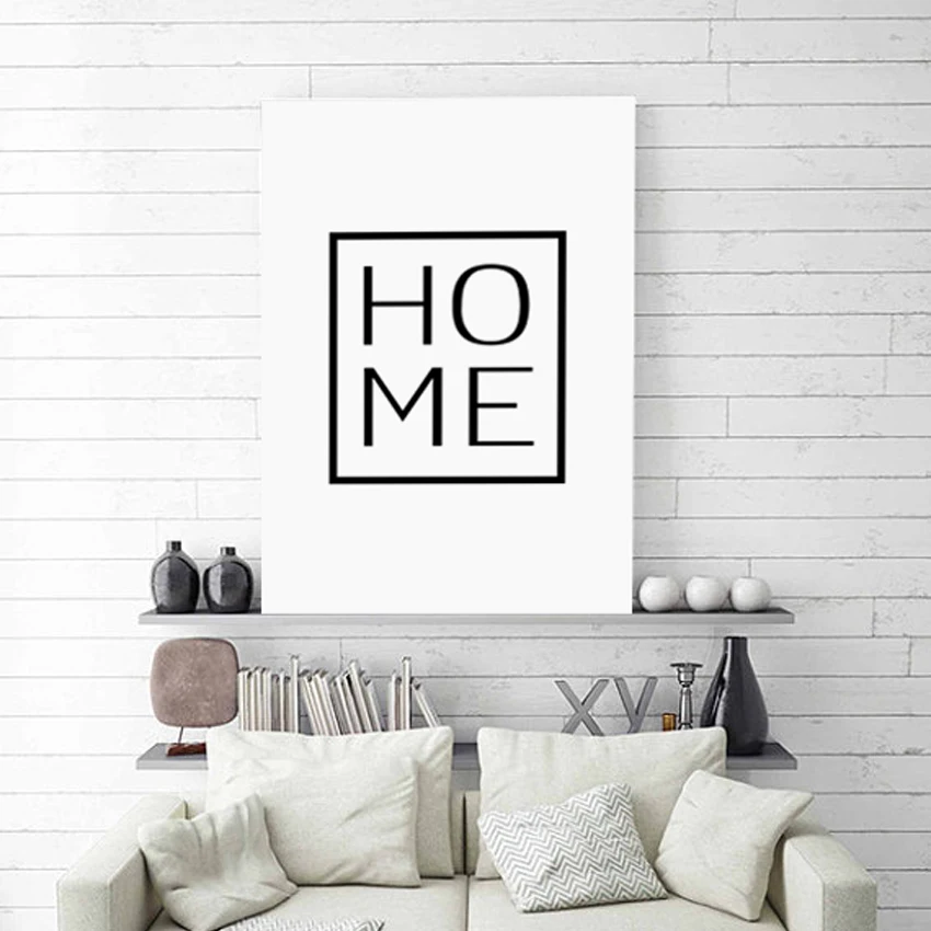 Домашний постер художественный дизайн домашний декор семейный печать холст