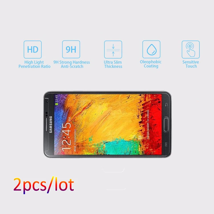 Высокопрозрачное закаленное стекло для Samsung Galaxy Note 1 2 шт. Высокопрочное Защитное