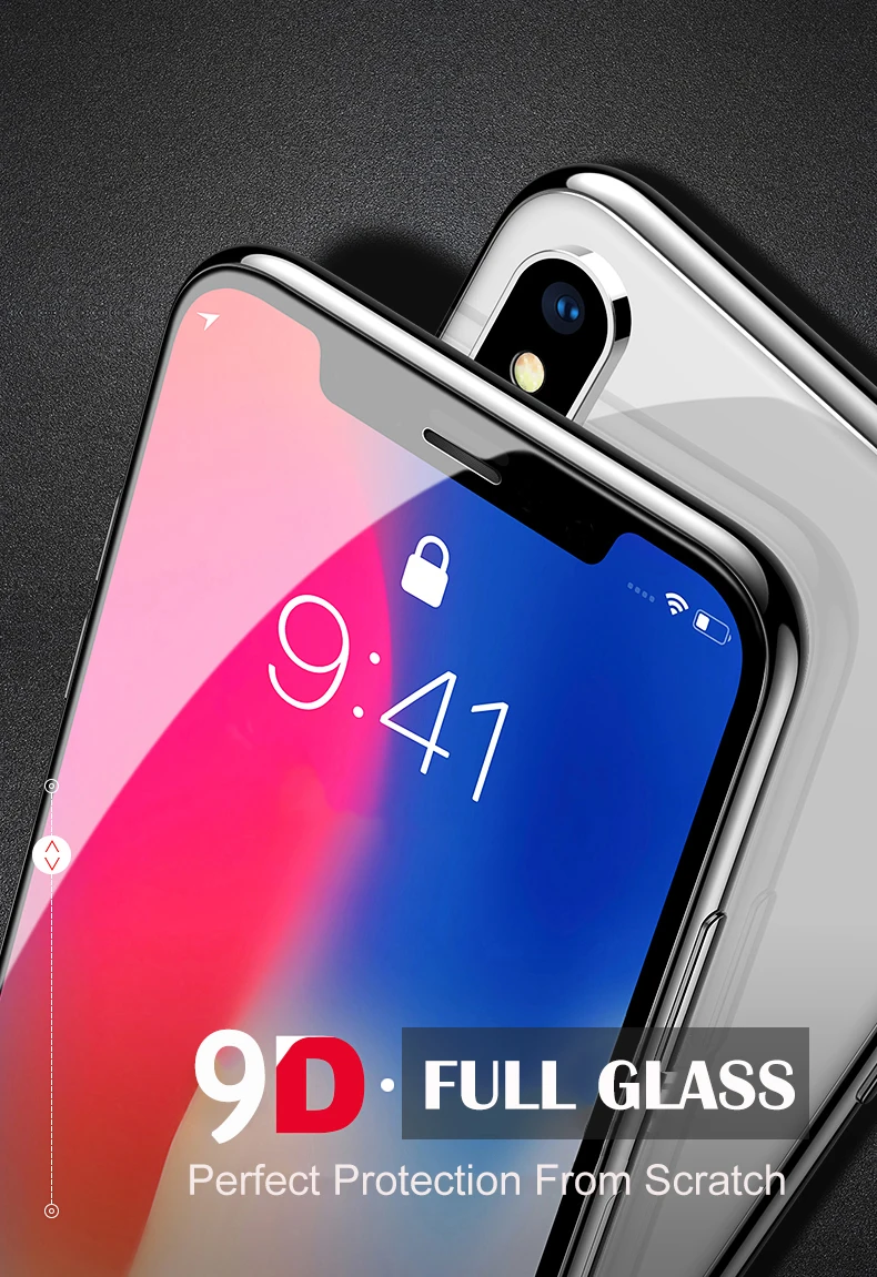 Закаленное стекло 9D для iPhone 12 Mini 11 Pro XS Max XR 8 7 Plus 6 6S SE 2020 5 защитная пленка на весь