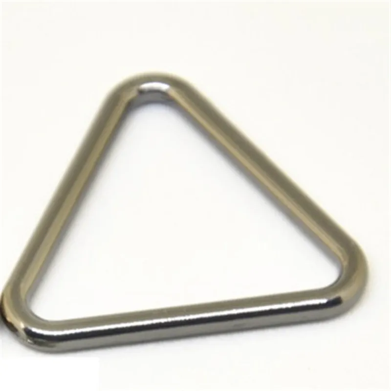 

20PCS Silver Gold Gunblack Triangles Buckle Handbag Belt Single Ring Leather Bag DIY Accessories 17mm 25mm 30mm 35mm