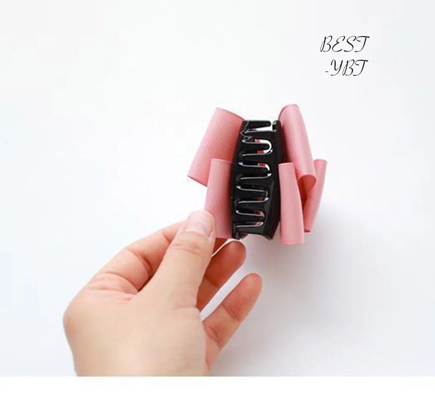 

Korean Beauty Ribbon Butterfly Flower Bow with Pearl Jaw Clip Barrette Hair Claws for Women Headwear Hair Accessories