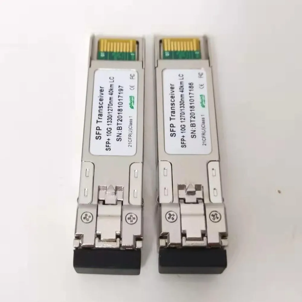 10G BIDI SFP Модуль LC + модульный приемопередатчик волоконно-оптический трансивер 20 км