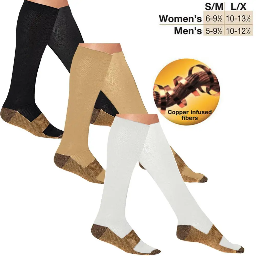 4 шт унисекс мужские/женские носки Модные Компрессионные нейлоновые лучшие для