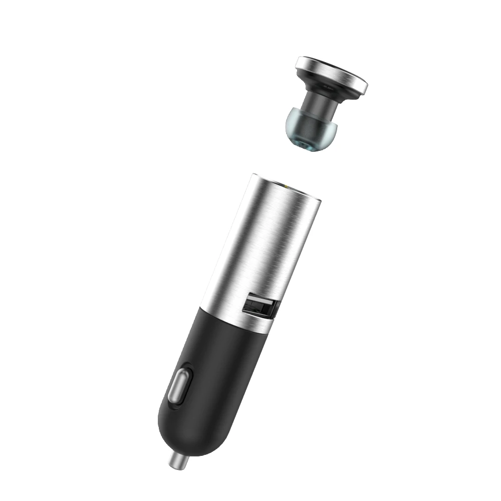 Ovevo Q8 автомобиля Зарядное устройство USB интерфейс Bluetooth стерео гарнитура ответ на