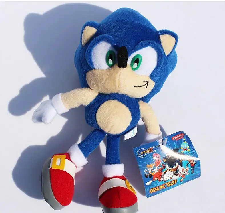 Sonic плюшевые куклы Ta эрси нг sonic игрушки для детей 22 см хлопок игрушка Дети |