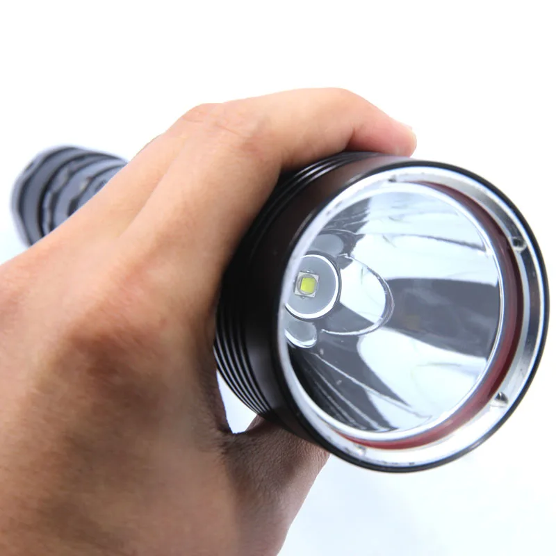 Водонепроницаемый светодиодный фонарик DX1 XM L XML L2 15 Вт 26650 лм для дайвинга