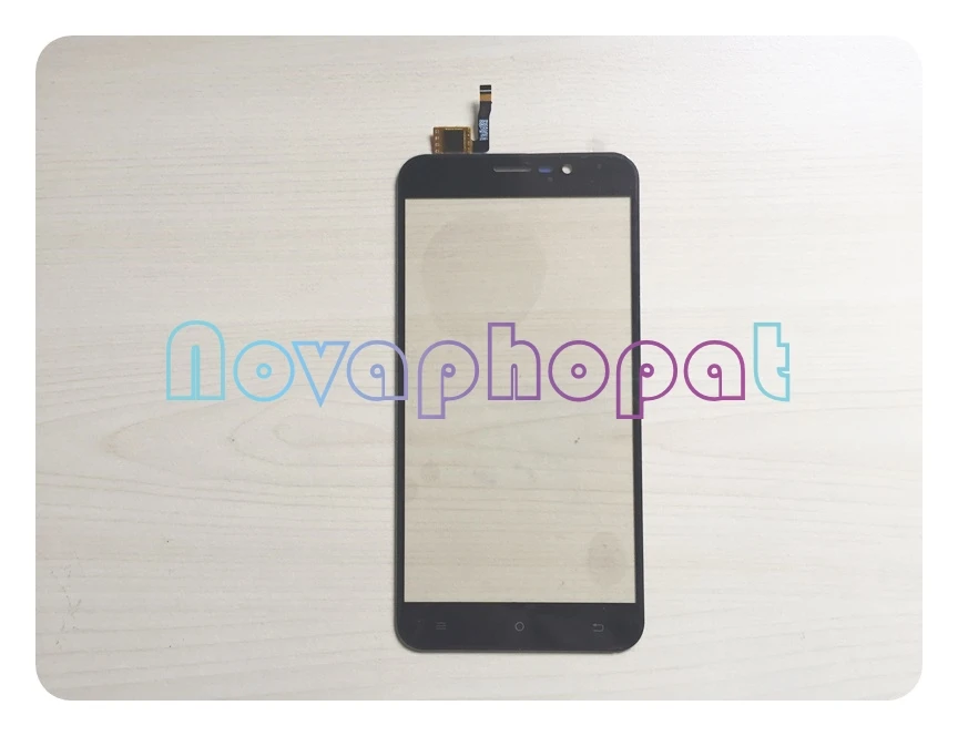 Novaphopat Black Touch Screen Digitizer Glass For Cubot Note S Sensor Replacement + Tracking | Мобильные телефоны и