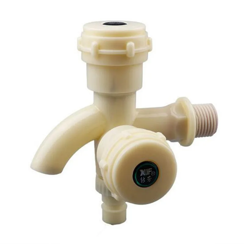 Бесплатная доставка пластиковый кран для стиральной машины оптом двойные ручки