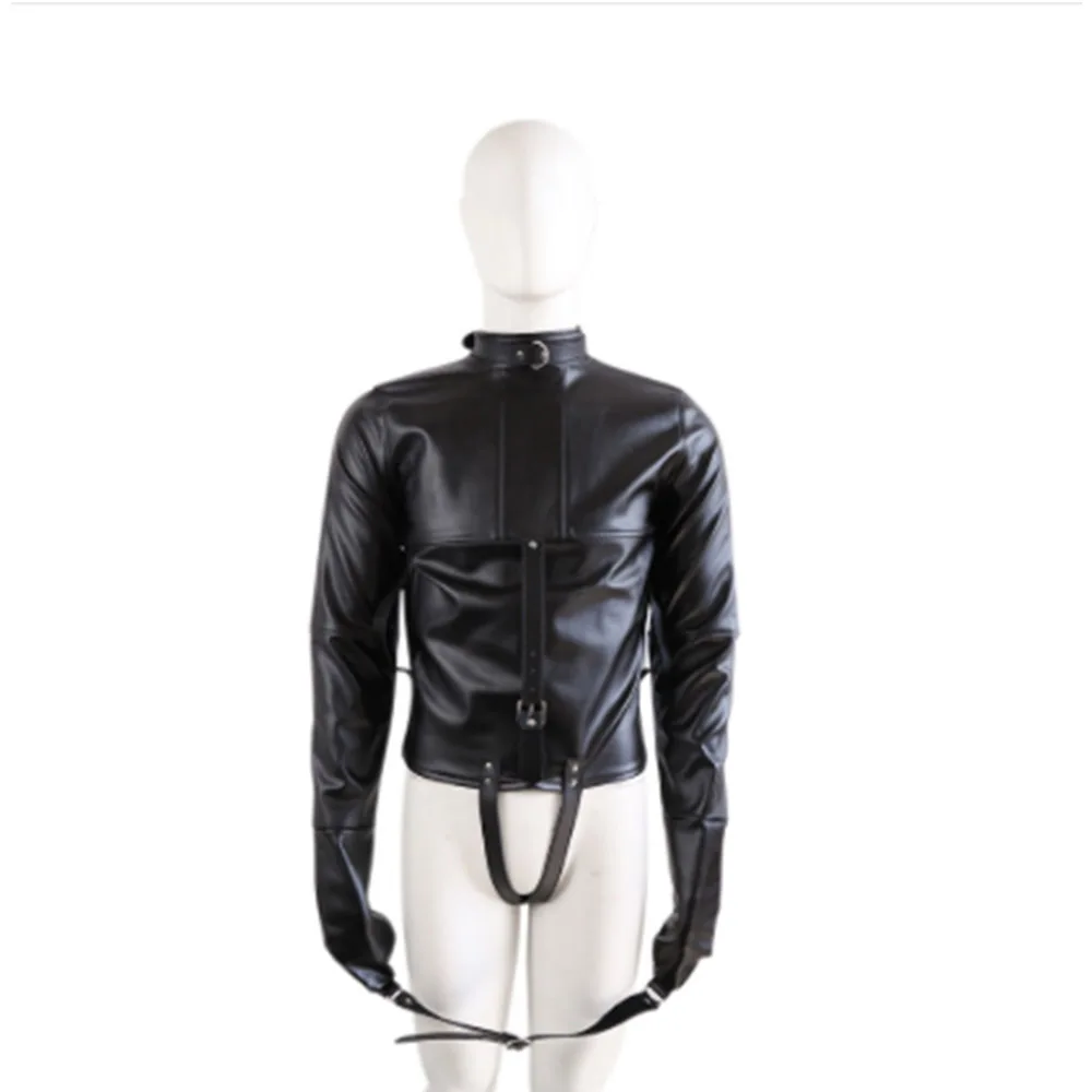 Регулируемая куртка для бондажа с длинными рукавами Bdsm бондаж фиксаторы фетиш