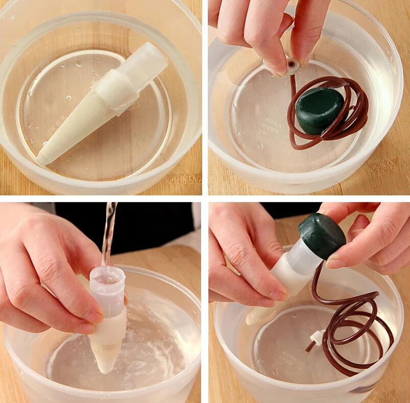 1 шт. Мини Автоматическое поливочное устройство с белым керамическим шипом