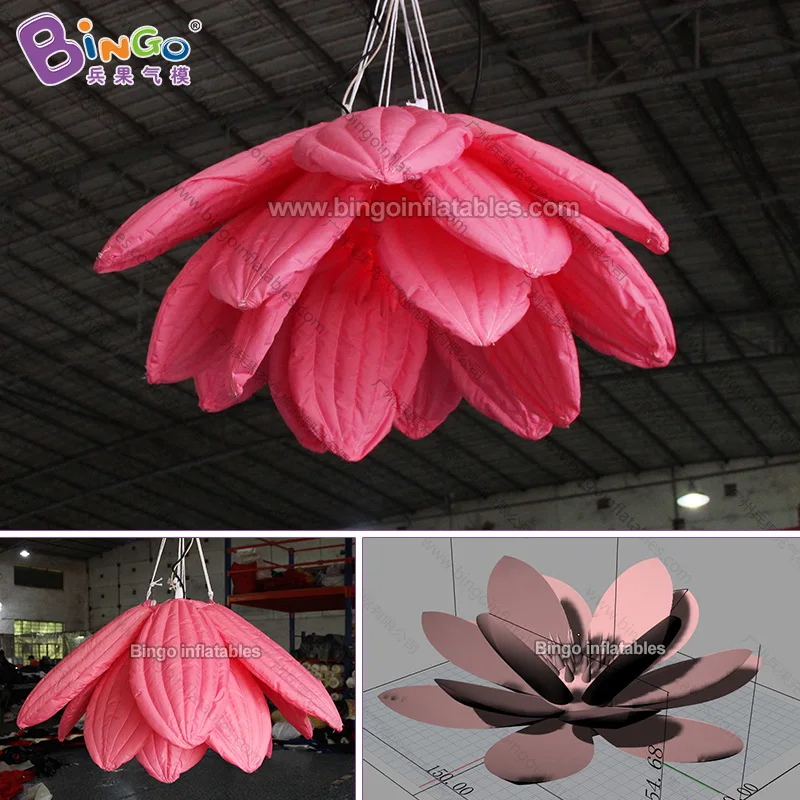 Personalized 1.5X1.5 meters inflatable red flower / wedding led toys | Игрушки и хобби
