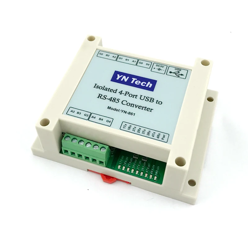 Изолированный USB в 4 портовый RS485 Quad 485 COM порт преобразования промышленного класса