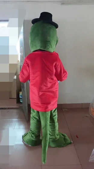 2017 высокое качество продажи Прекрасный Крокодил костюм для взрослых крокодил