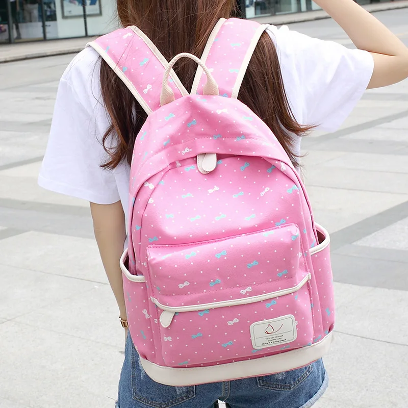 Printing Children Backpacks For Teenagers Girls Lightweight Waterproof School Bags Child Orthopedics Schoolbags 3pcs/set