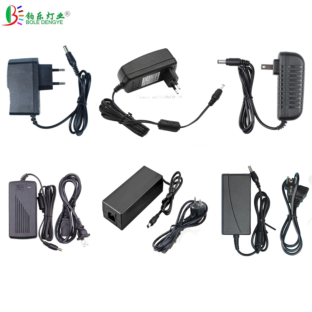 AC 100/240V к DC 5V 12V 24V Светодиодный источник питания 1A 2A 3A 5A 6A 8A 10A трансформатор освещения для светодиодной ленты CCTV камеры безопасности