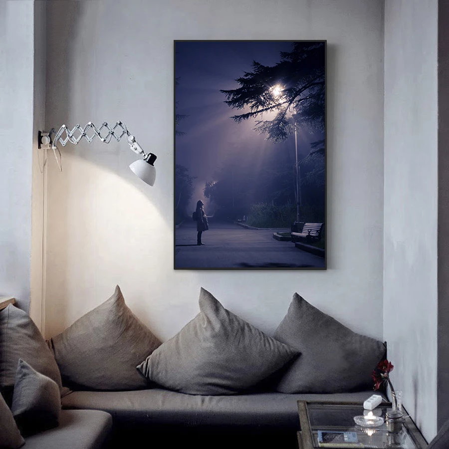 ASAPFOR I Want to Believe Poster X Files Canvas Prints Wall Pictures for Baby Boys Room Decor UFO and Alien Canvaskunst Painting | Дом и сад