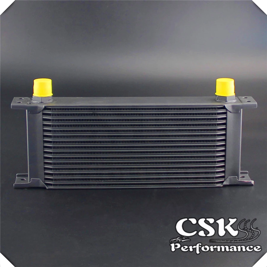 16 рядный Универсальный алюминиевый масляный радиатор коробки передач двигателя