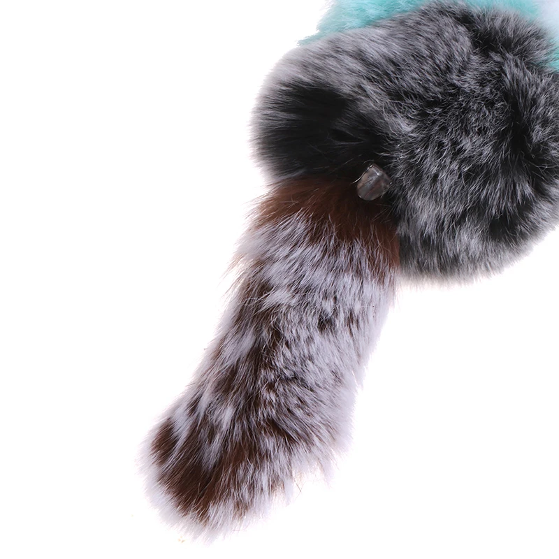 Плюшевые маленькие лисички Шарм брелок кольцо ювелирные изделия для женщин