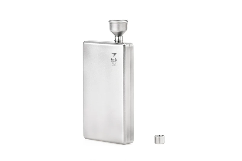 200 мл Keith Pure titanium фляжка фляга Спортивная бутылка портативная для отдыха на природе горшок бутылка посуда для напитков спортивные бутылки Ti9307