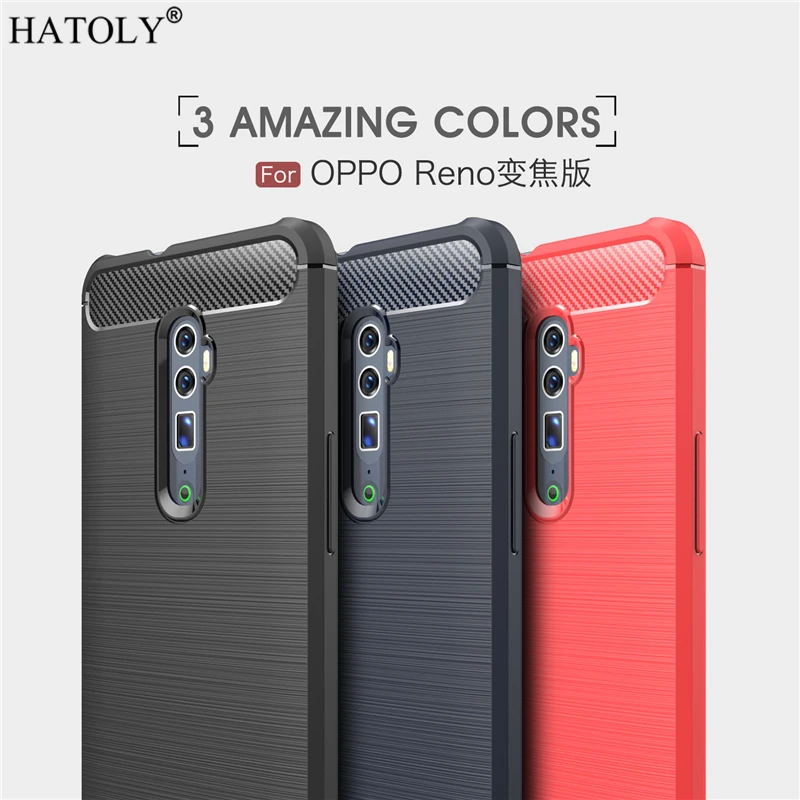 Чехол для OPPO Reno 10X Zoom чехол телефона в деловом стиле мягкий силиконовый резиновый