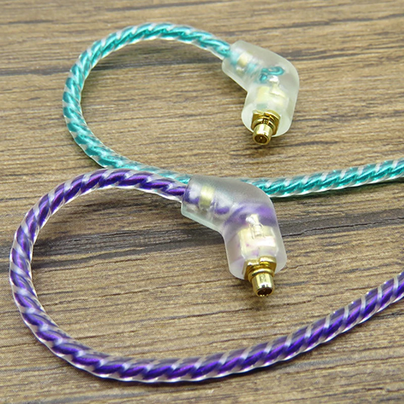 DIY MMCX кабель для Shure SE215 SE535 SE846 SE315 SE425 UE900s Замена наушников 0 75 мм 2-контактный UE18 11pro