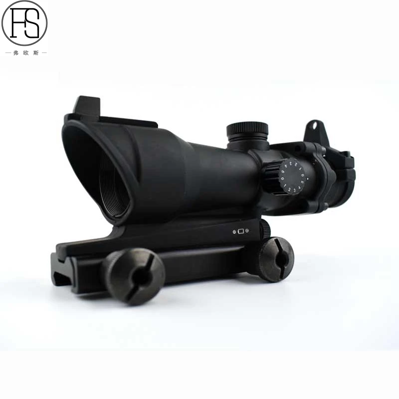 Тактический охотничий страйкбол оптика Прицел ACOG 1X32 красный зеленый точка