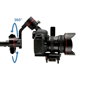 Аксессуsoon A1 PRO 3 осевой ручной карданный стабилизатор для камер DSLR Canon загрузка 6