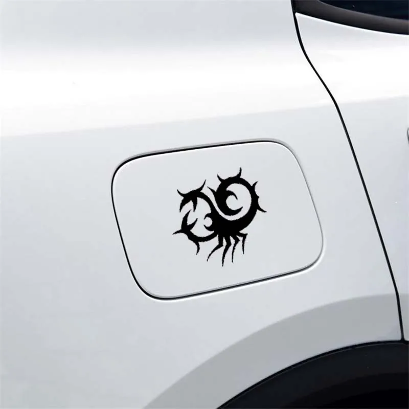 

YJZT 11CM*12CM Strong Scorpion Mighty Decal Vinyl Car Sticker Black/Silver C19-0364