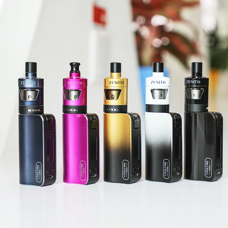Электронные сигареты Innokin CoolFire Mini Zenith D22 40 Вт стартовый комплект VV/VW Vape испаритель комплект 1300 мАч 3 мл емкость с катушкой Plexus Z