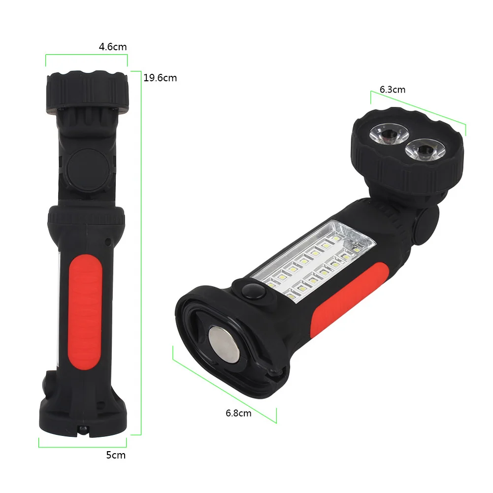 Наружный портативный светодиодный фонарик для кемпинга 3 Вт + 14 светодиодов с