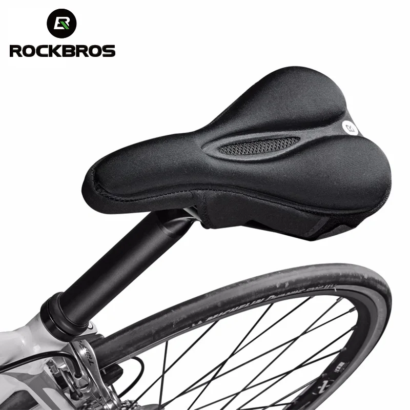 ROCKBROS Велоспортное велосипедное из силикона седло для велосипеда MTB велосипедная