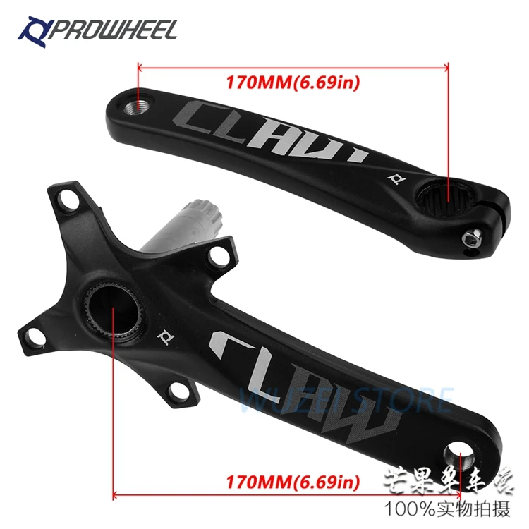PROWHEEL 104BCD 170мм Маунтинбайк Шатун из Алюминиевого Сплава с Нижней Частью MTB Велосипед Шатун BB 1/2x10/11 Скоростей Велозапчасти ГОРЯЧИЕ.