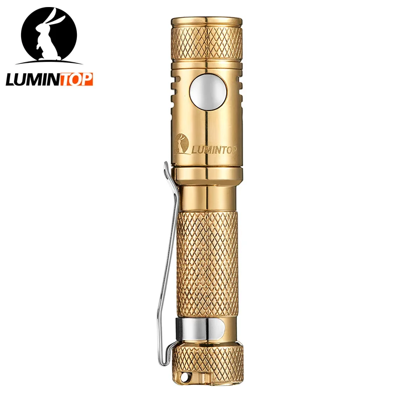 LUMINTOP EDC мини фонарик Ant латунь CREE XP G2 R5 светодио дный Максимальная 120 люмен AAA Тип