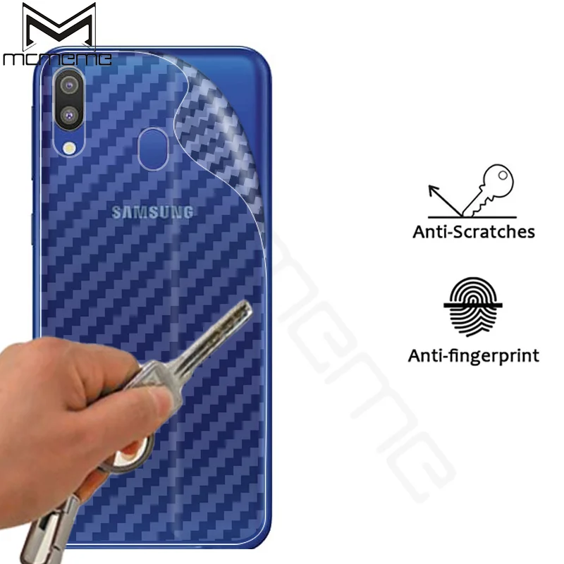 5 шт./лот прозрачная 3D защитная пленка из углеродного волокна для Samsung Galaxy M10 M20 M30
