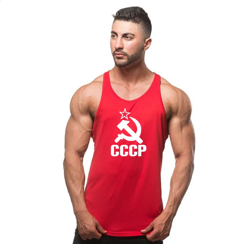 Новая модная хлопковая одежда для бодибилдинга майка мужчин фитнеса без рукавов