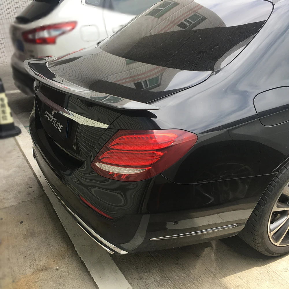 Задний спойлер из углеродного волокна для Mercedes Benz E Class W213 E200 E300 E400 E500 E43 E53 E63 AMG S 4