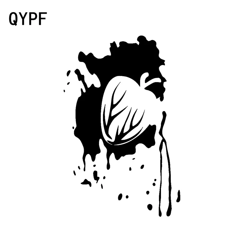 Виниловая наклейка QYPF для стайлинга автомобиля 10 9 см * 17 с изображением сердца