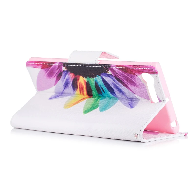 Оптовая продажа чехлы-книжки из искусственной кожи с цветным рисунком и